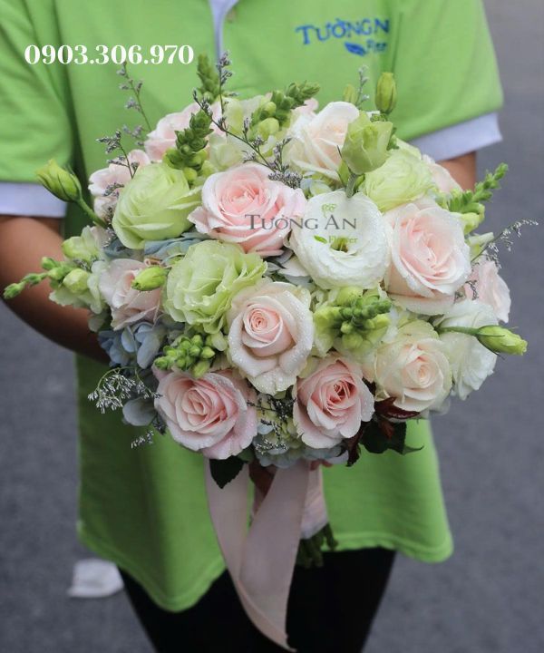 Bó Hoa Cưới Sắc Trắng Ngày Thơ - HC14