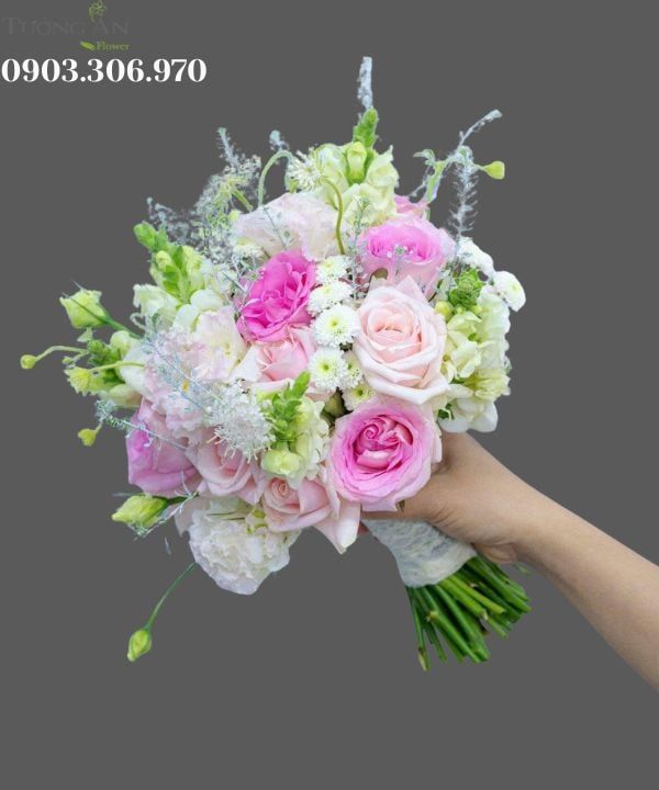 Bó Hoa Cưới Hương Tình Nhẹ Bay - HC01