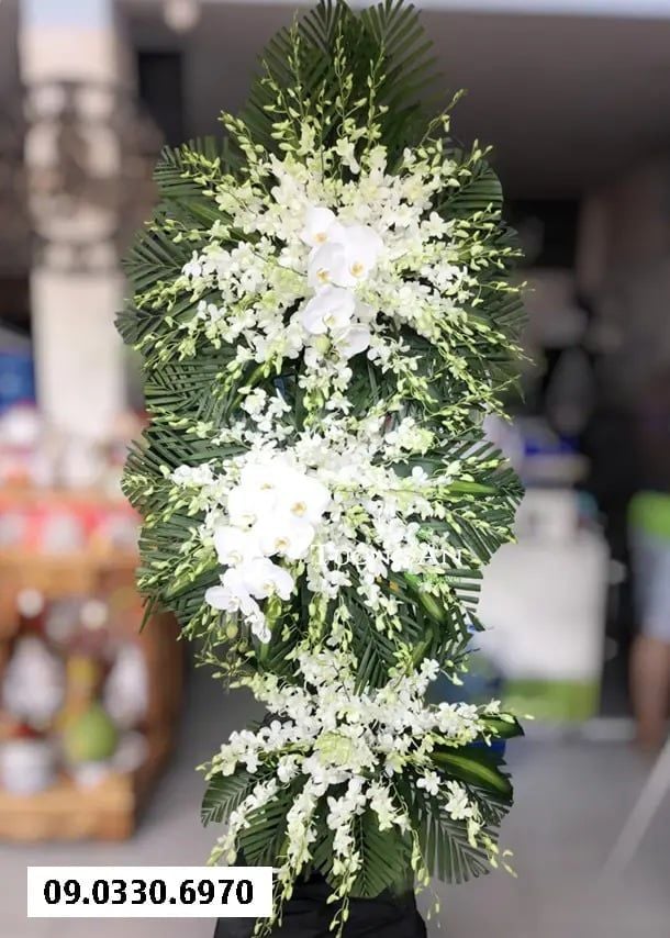 Vòng Hoa Đám Tang Cao Cấp - B241