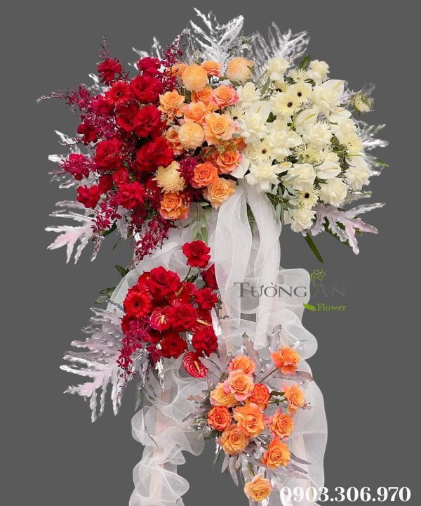 Kệ Hoa Vạn Sự Hồng Phát - MM53