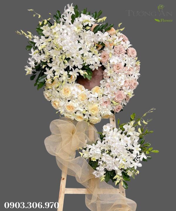 Vòng Hoa Tưởng Niệm An Lành - MM62