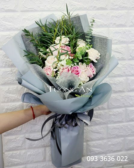 Bó Hoa Áo Hồng - S284