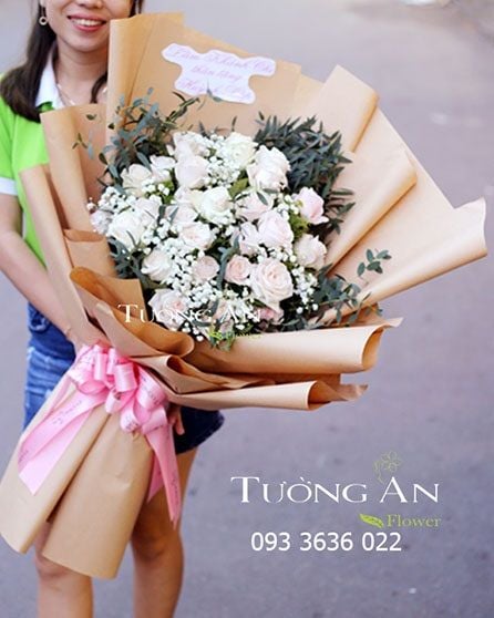 Bó Hoa Mây Hồng - S532