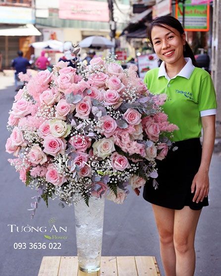 Bình Hoa Ngày Hồng Tươi - S737