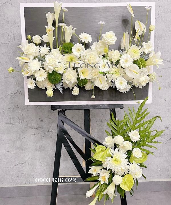 Vòng Hoa Tiễn Biệt Thanh Thản - MM46