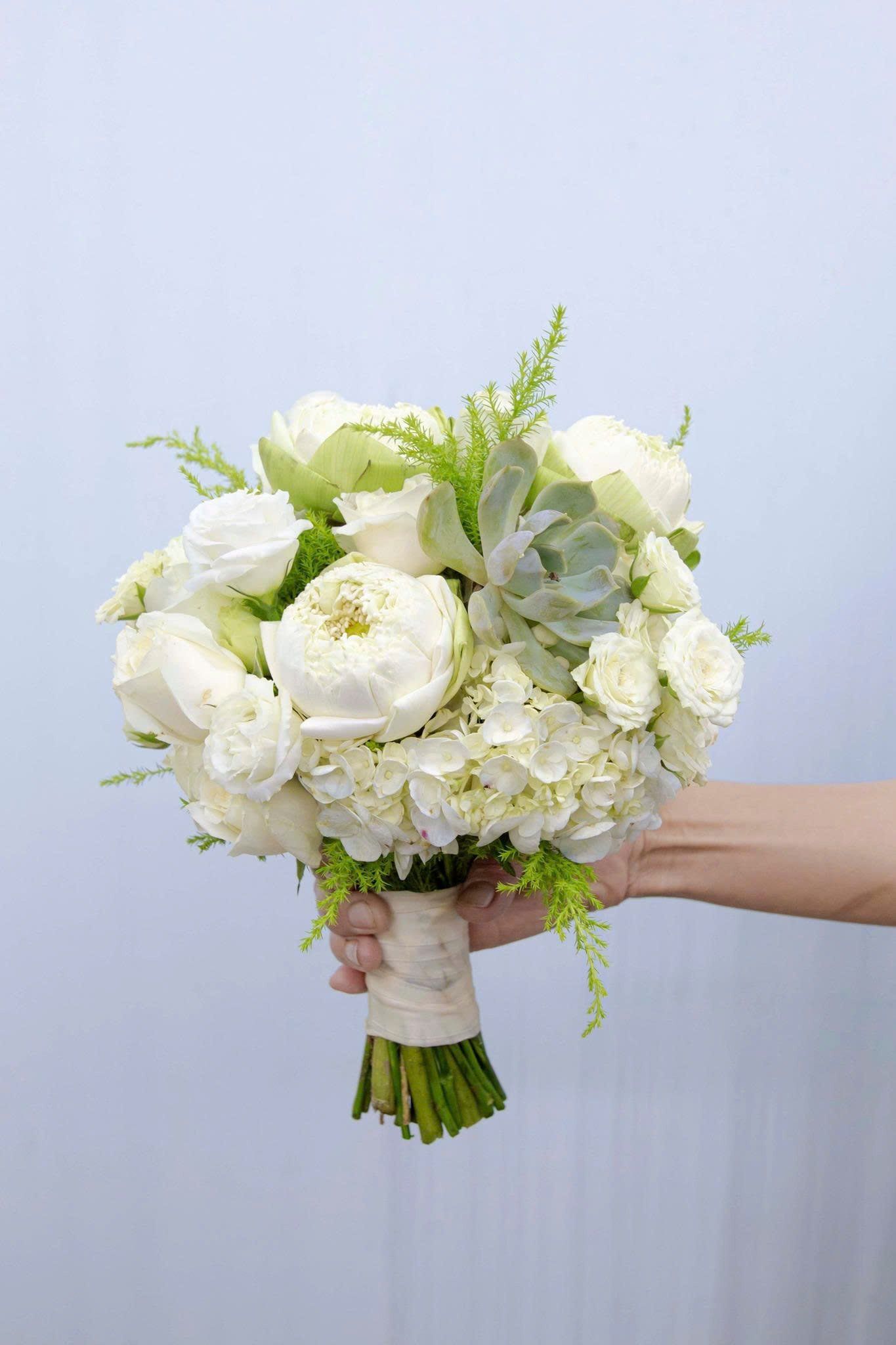 Bó Hoa Cưới Dấu Yêu Xanh Ngọc – HC31