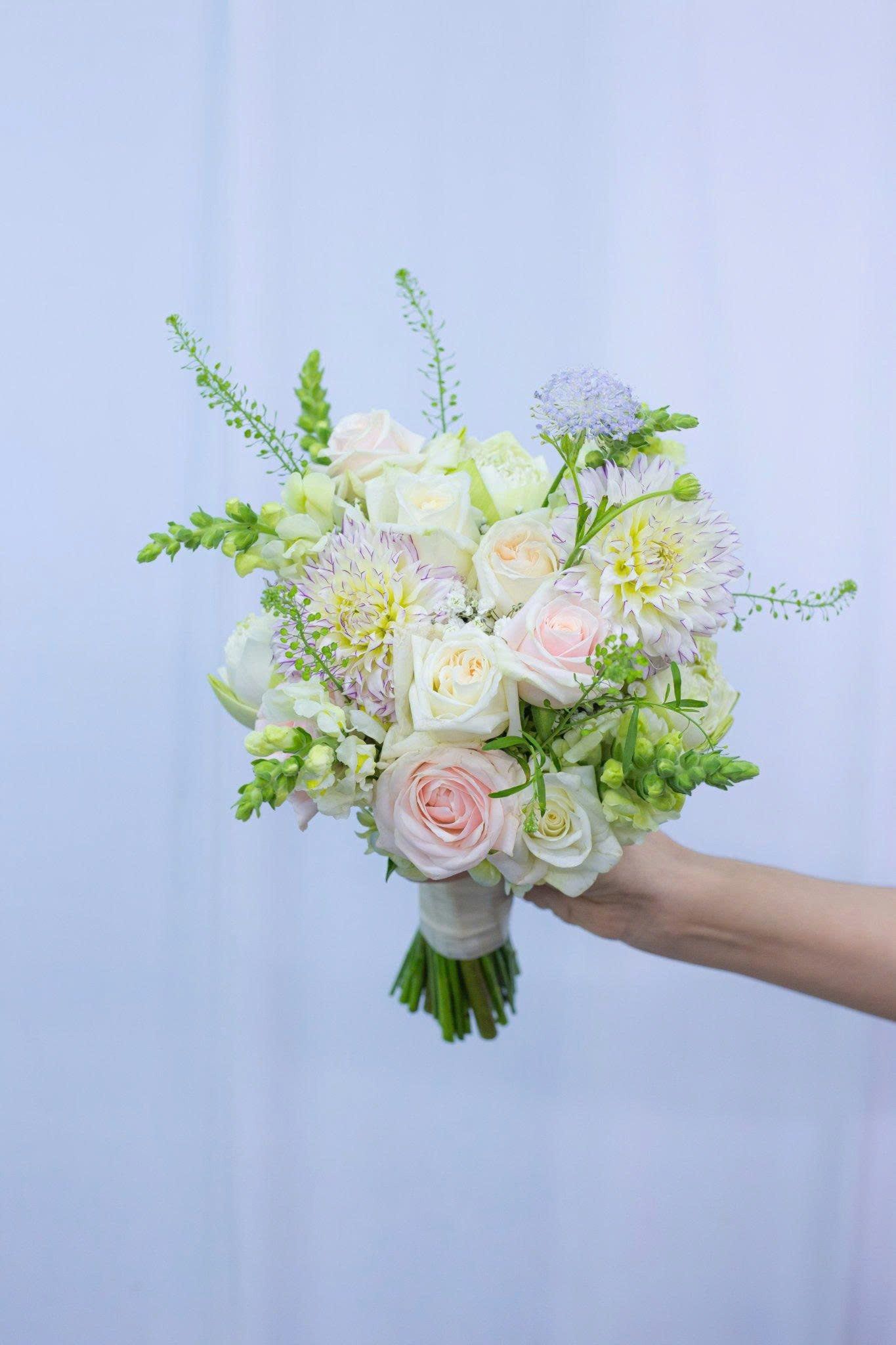 Bó Hoa Cưới Nốt Nhạc Thầm Lặng – HC04