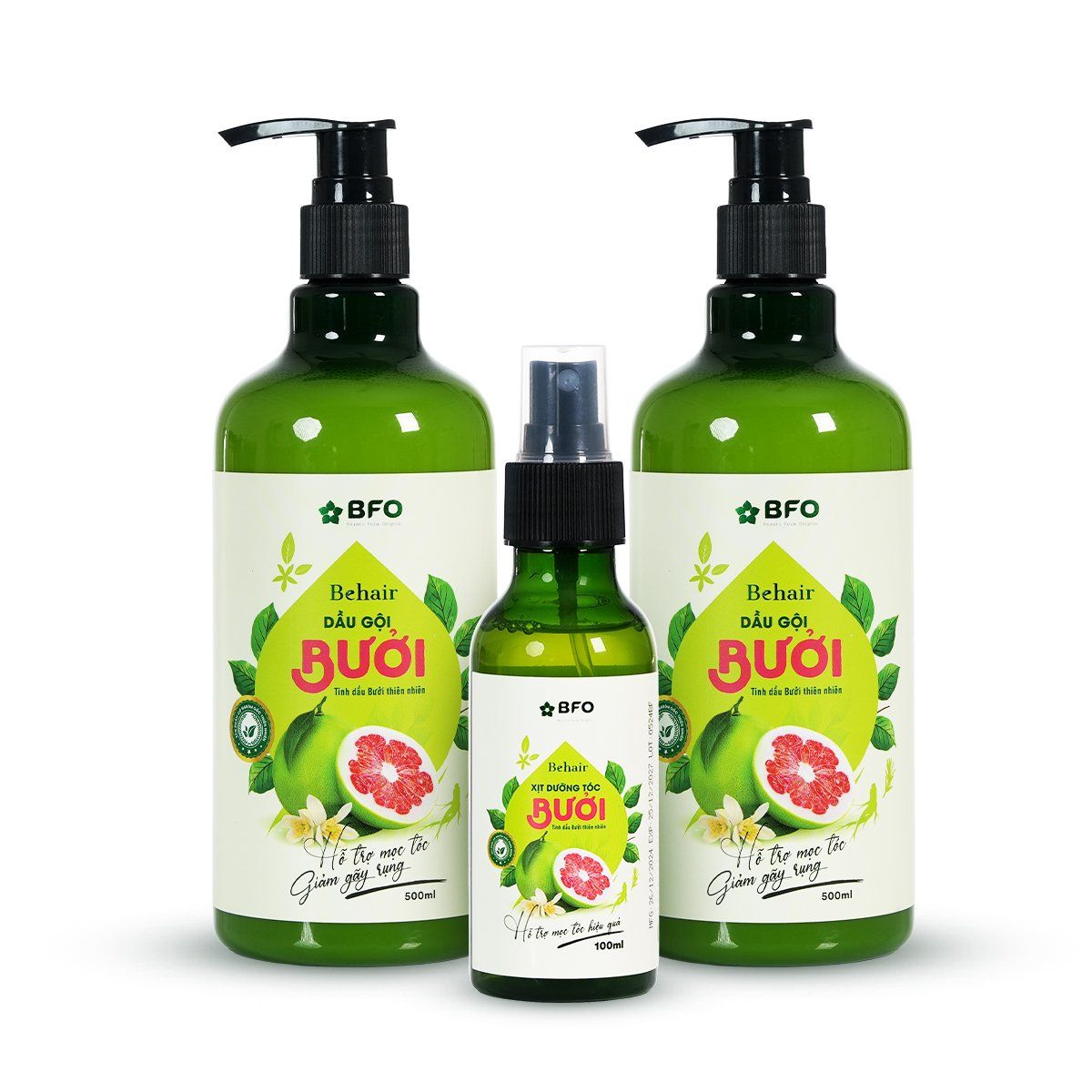Combo 2 Gội - 1 Xịt BưởI