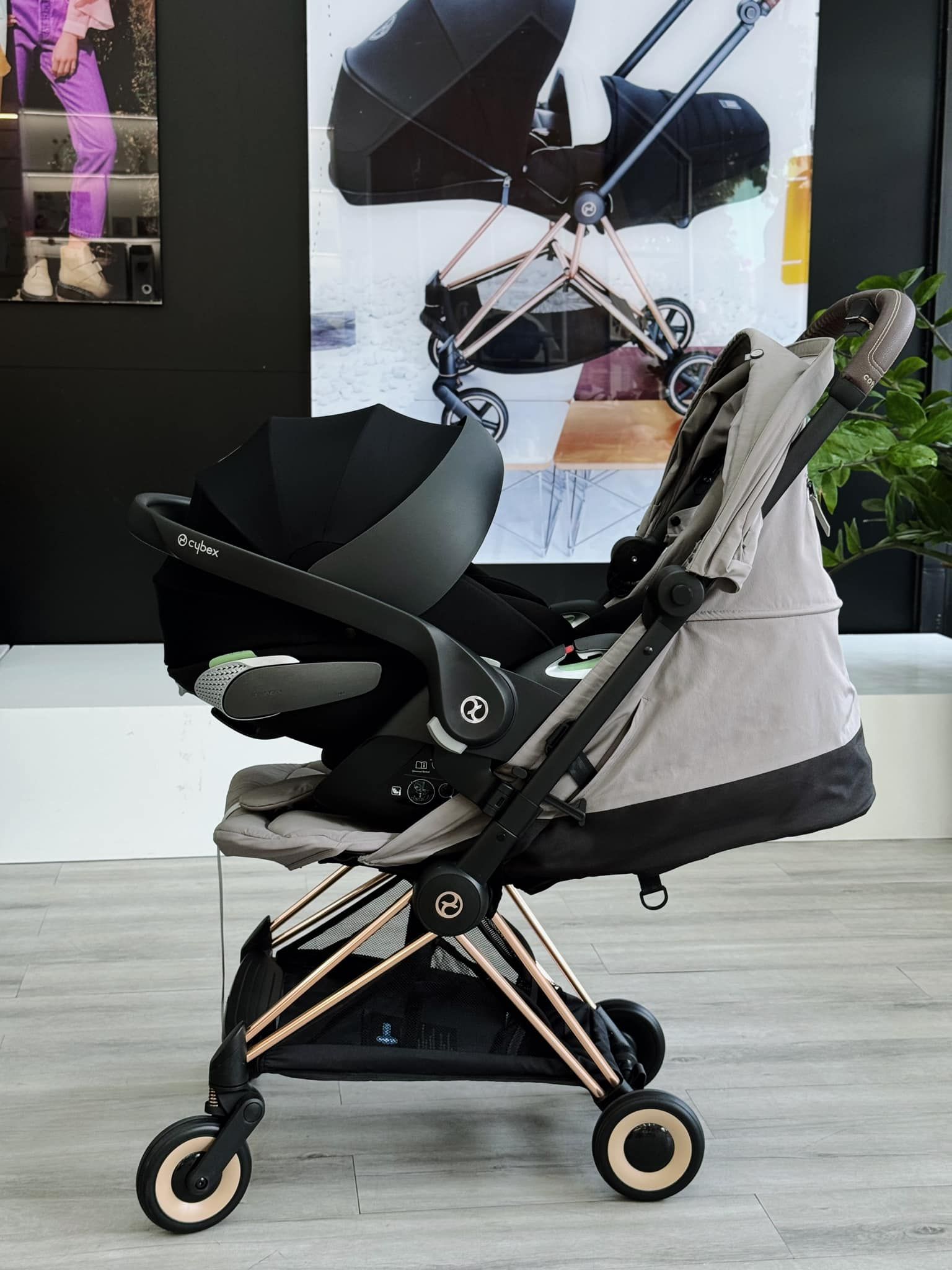 Ghế Ngồi Ô Tô Sơ Sinh Cybex Cloud T i-Size Plus - Màu Sepia Black
