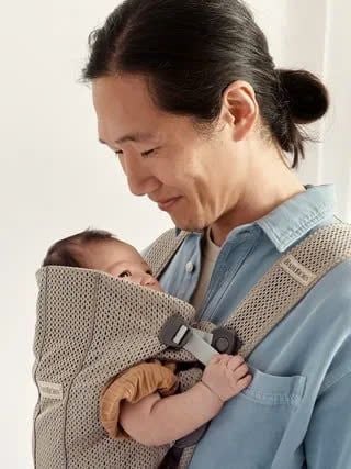 Địu Trẻ Em Baby Bjorn Baby Carrier Mini Vải 3D Mesh