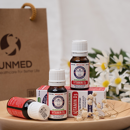 Vitamin D3 BioAmicus 400IU Cho Bé Từ Sơ Sinh 10.3mll