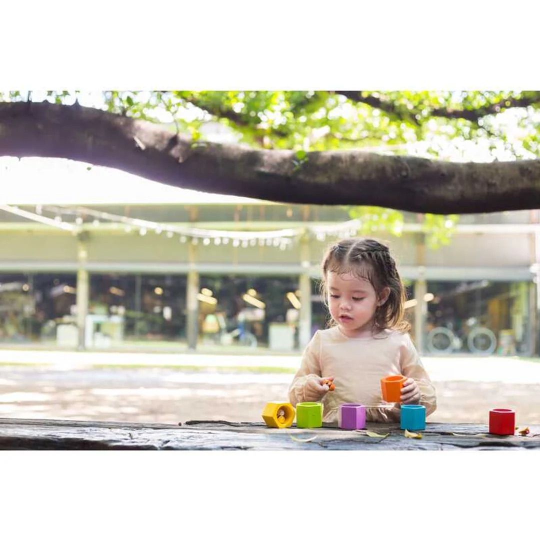 Đồ Chơi Gỗ PlanToys Gắp Ong Vào Tổ BeeHives Cho Bé 3Y+