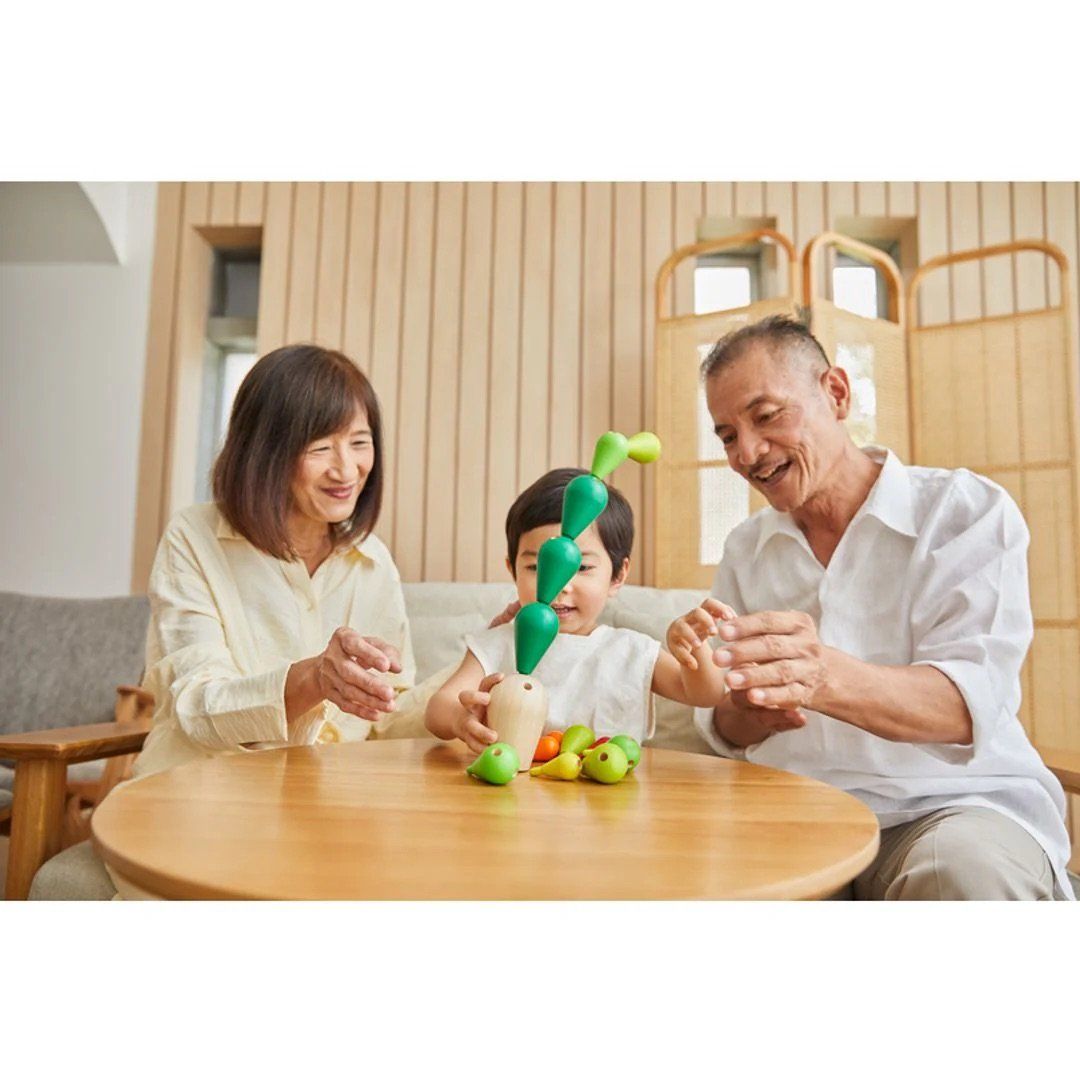 Đồ Chơi Gỗ PlanToys Cây Xương Rồng Cân Bằng Balancing Cactus Cho Bé 3Y+