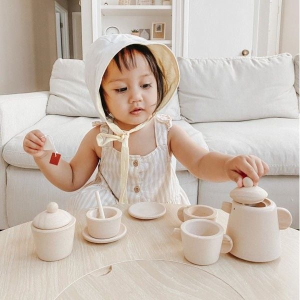 Đồ Chơi Gỗ PlanToys Set Tiệc Trà Chiều Cho Bé 2Y+