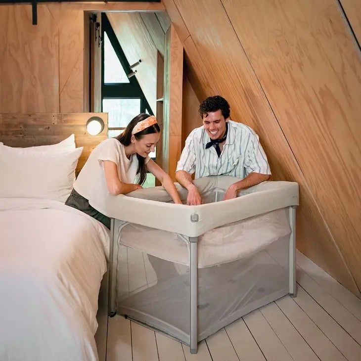 CŨI VẢI GẤP GỌN NUNA PAAL - MÀU BISCOTTI