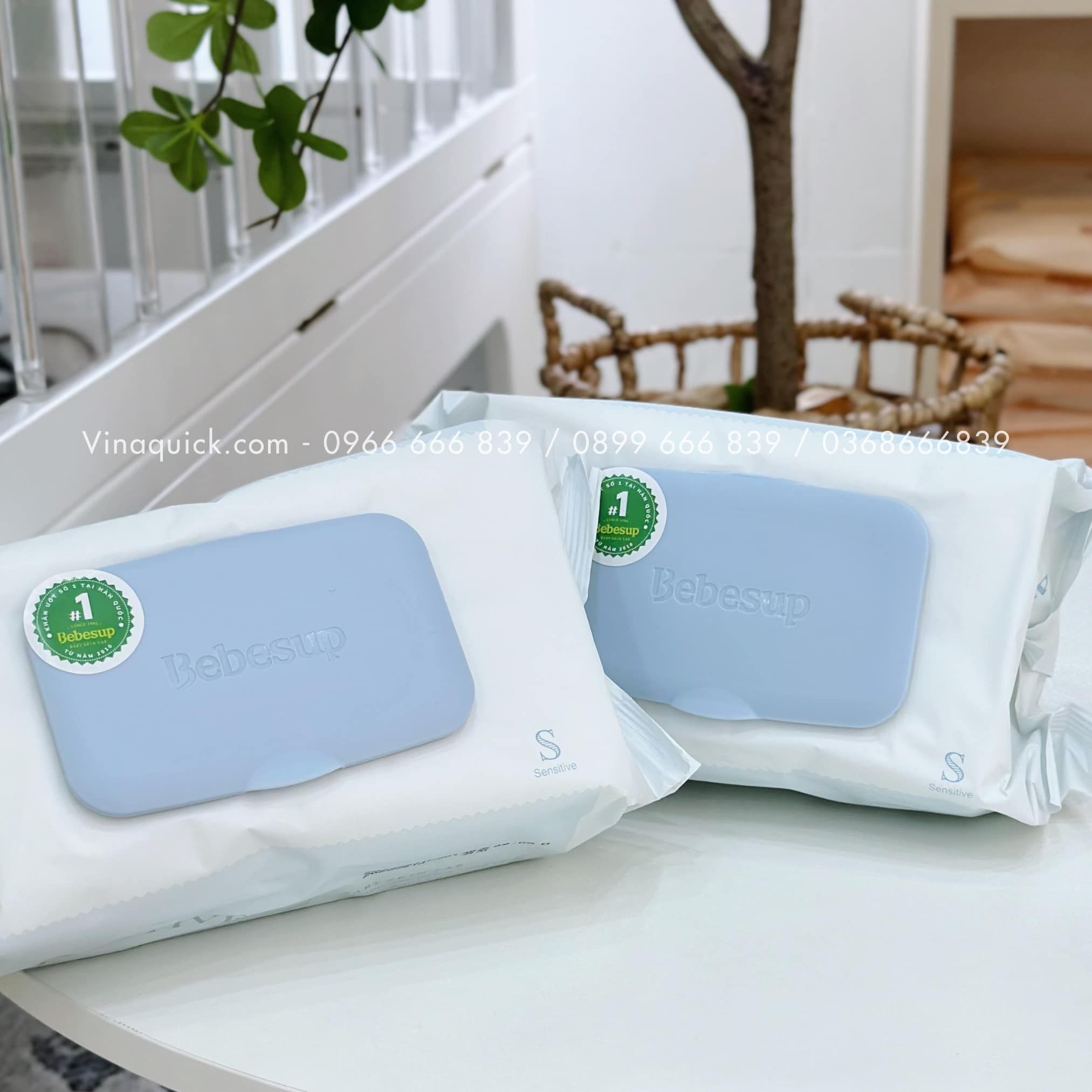 KHĂN ƯỚT BEBESUP SENSITIVE - 80 TỜ