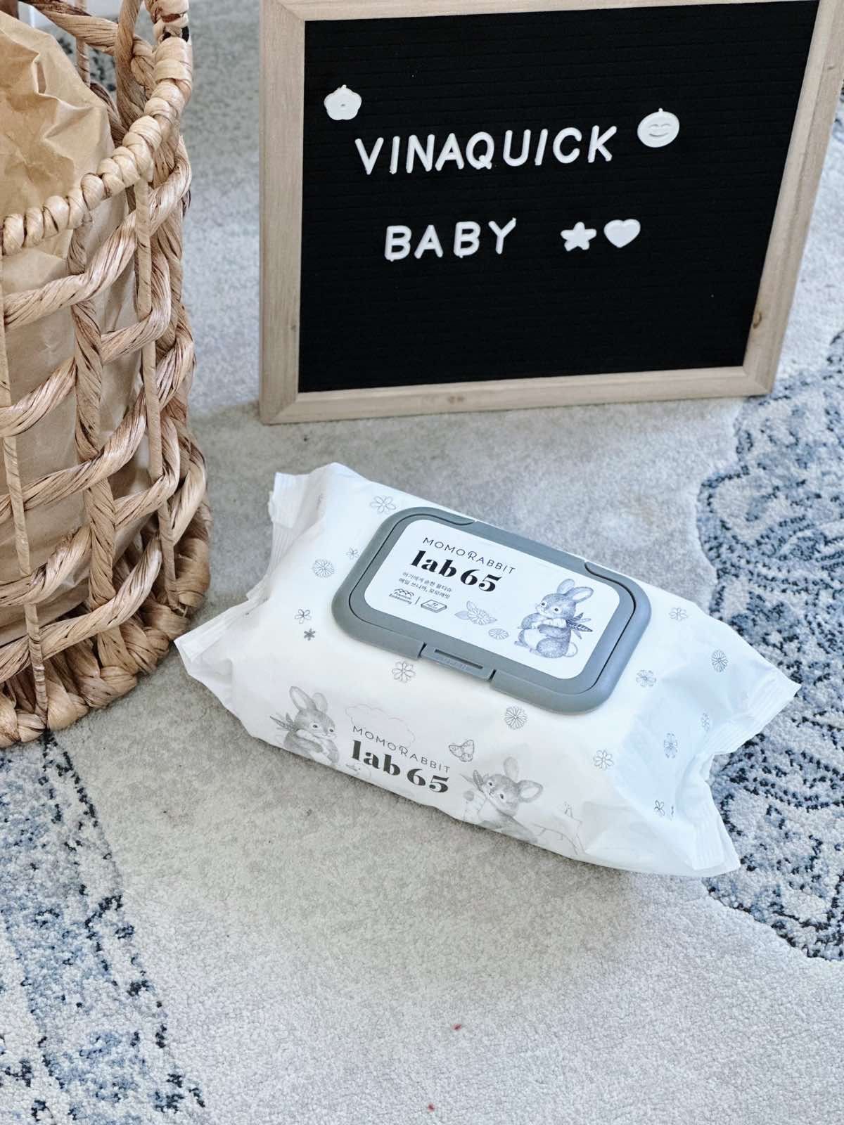 KHĂN ƯỚT CAO CẤP MOMO RABBIT - 72 TỜ