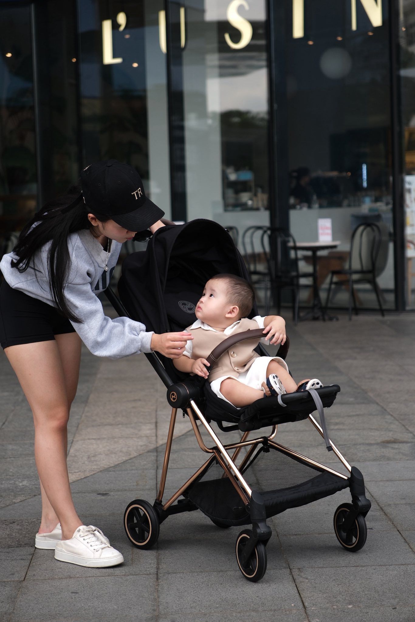 XE ĐẨY CYBEX MIOS 3 - ROSE GOLD / SEPIA BLACK