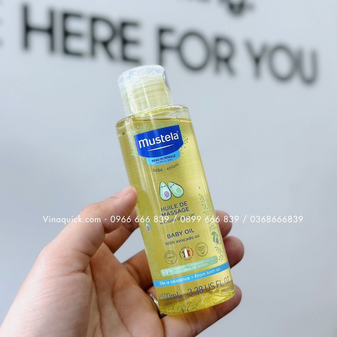 Dầu Massage Mustela Baby Oil 100ml