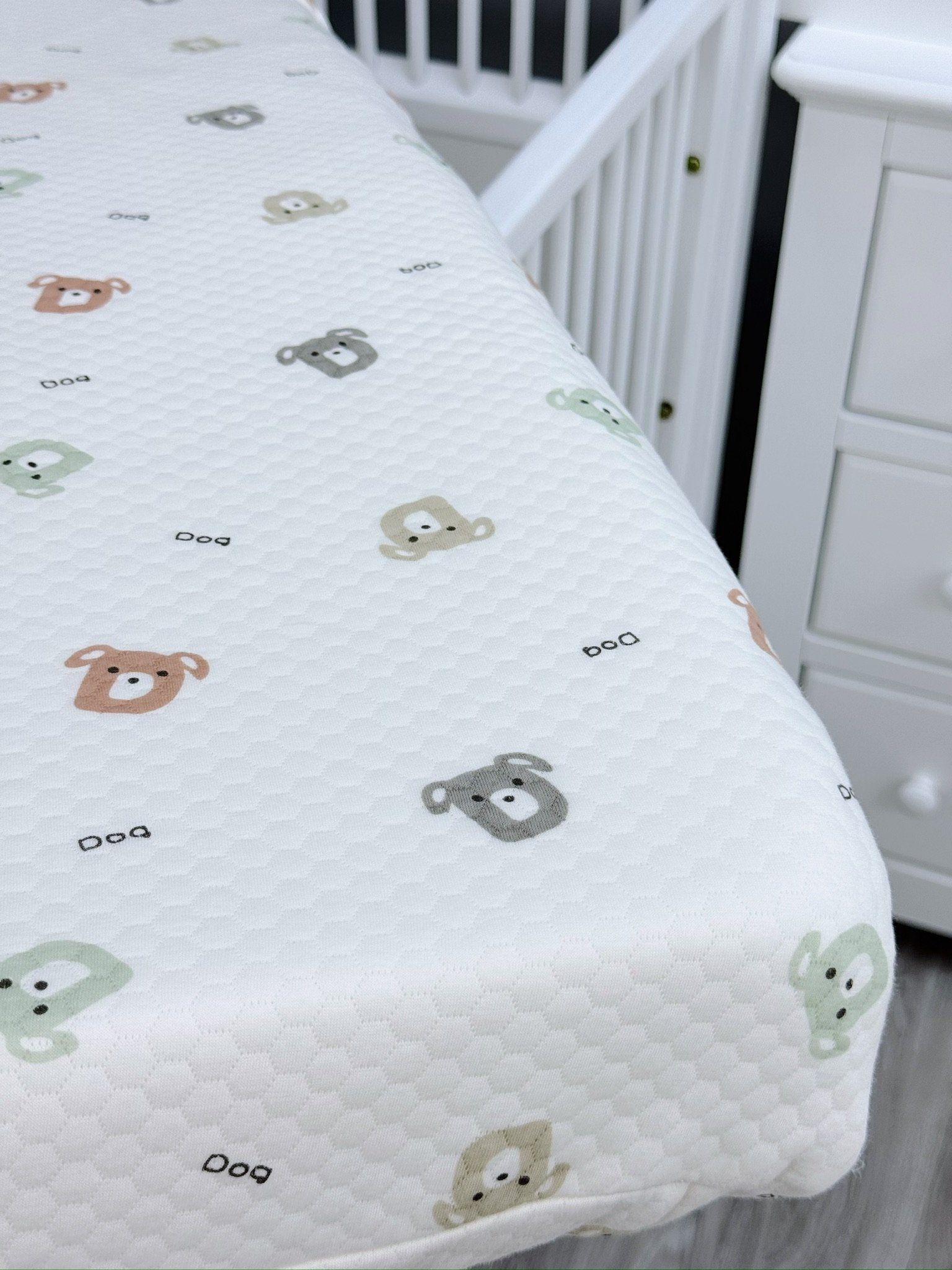 Drap Nệm Cũi Vải Xô Chần HV Bedding (70x130 cm)