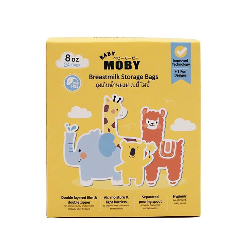 Túi trữ sữa Moby 240ml (24 túi)