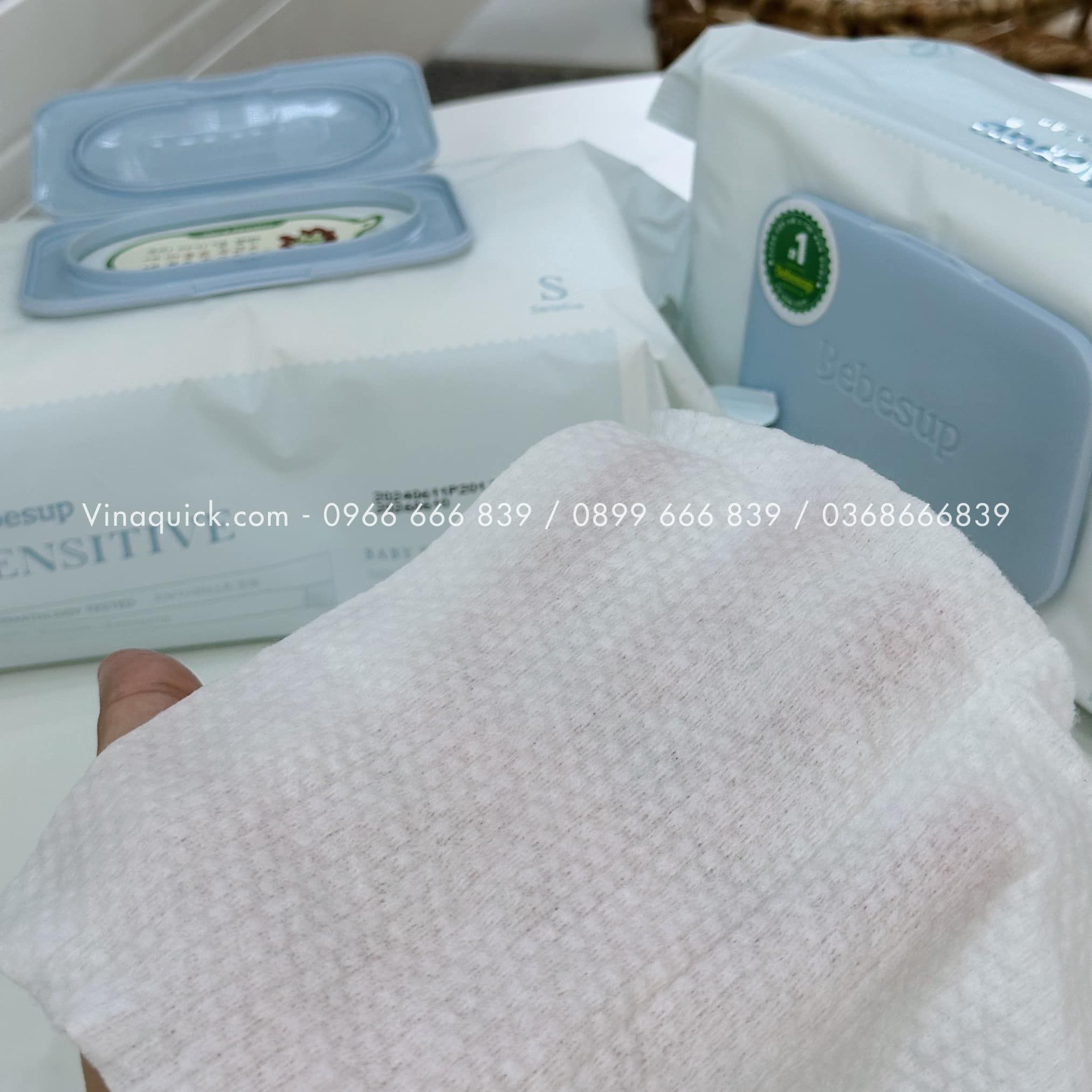 KHĂN ƯỚT BEBESUP SENSITIVE - 80 TỜ