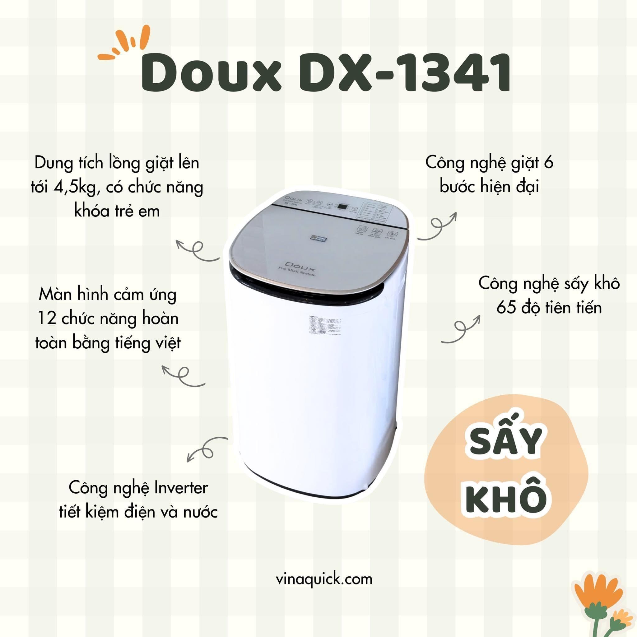 Máy Giặt Sấy Mini Doux Pro DX-1341