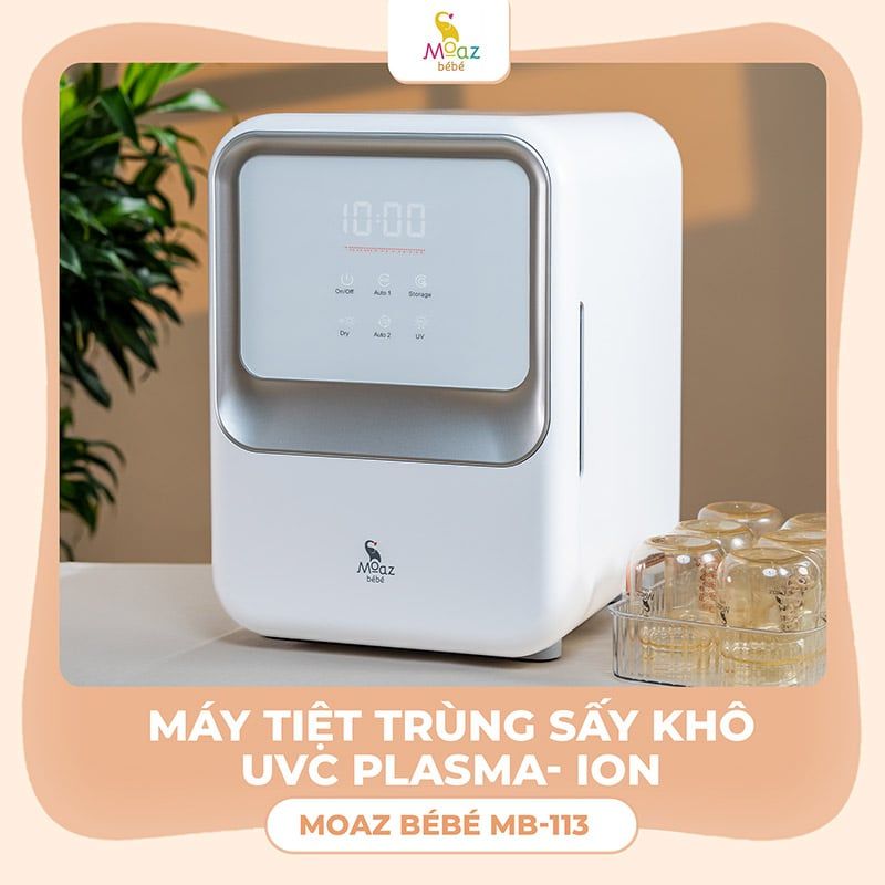 Máy tiệt trùng sấy khô UVC PLASMA ION Moaz BéBé MB-113