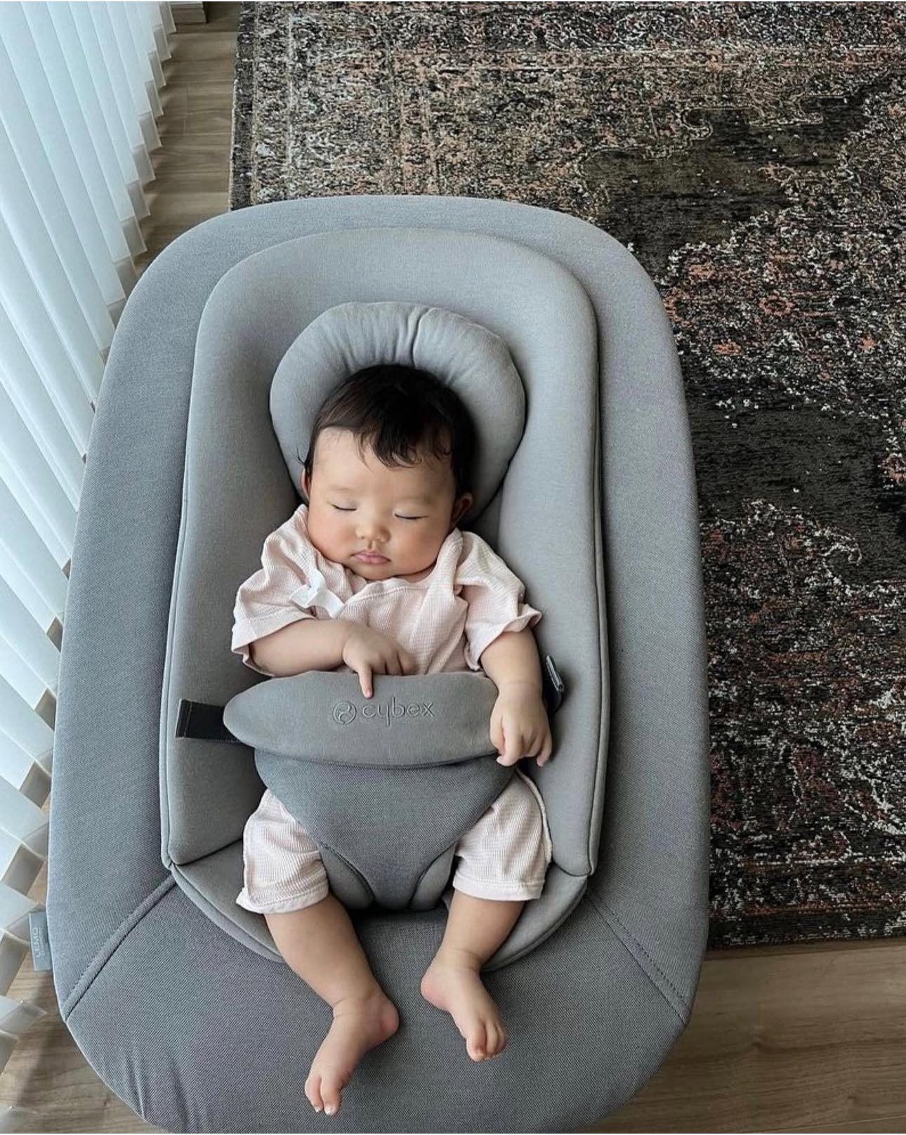 Ghế rung Cybex Lemo - màu Stone Blue