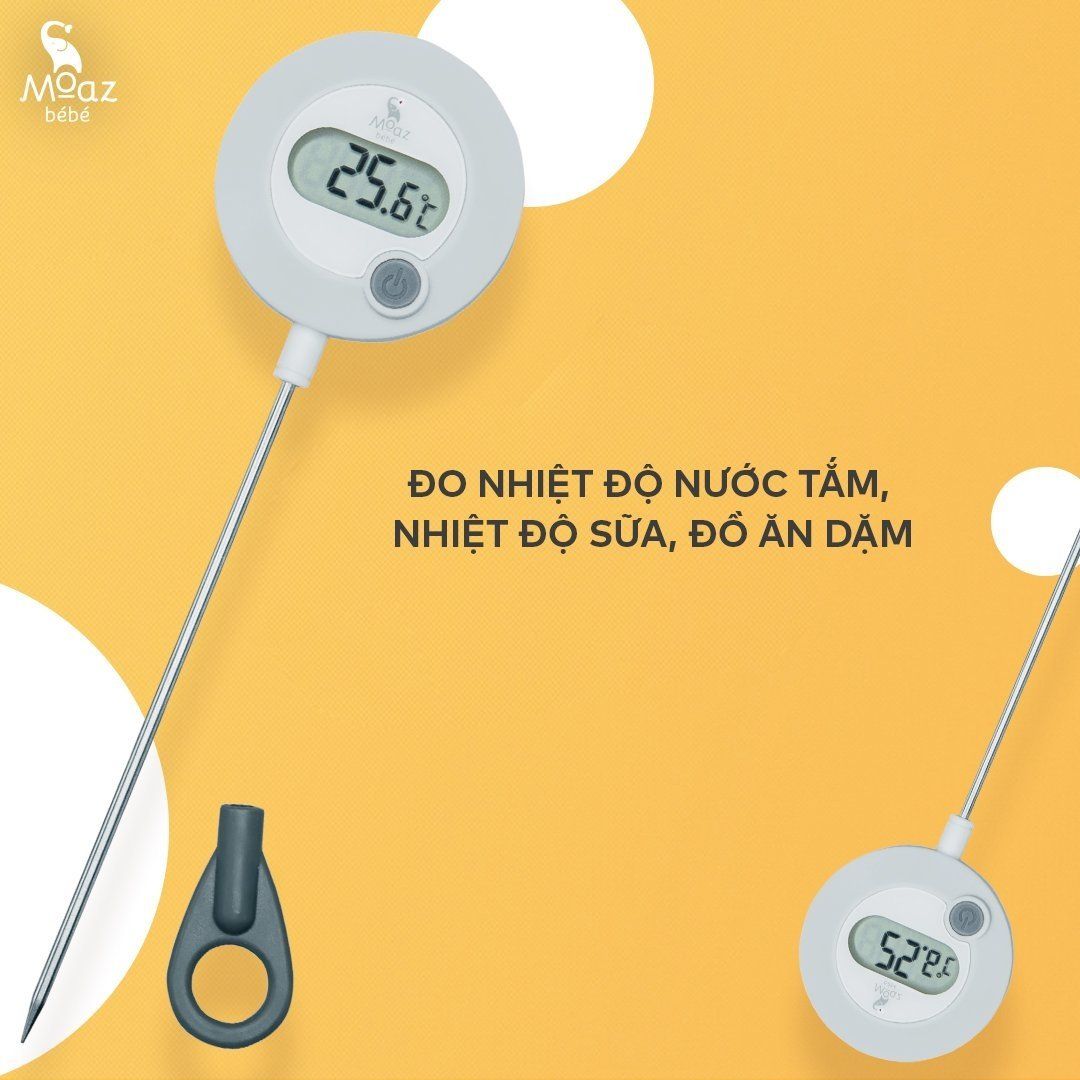 Nhiệt kế đo sữa Moaz BéBé MB-020