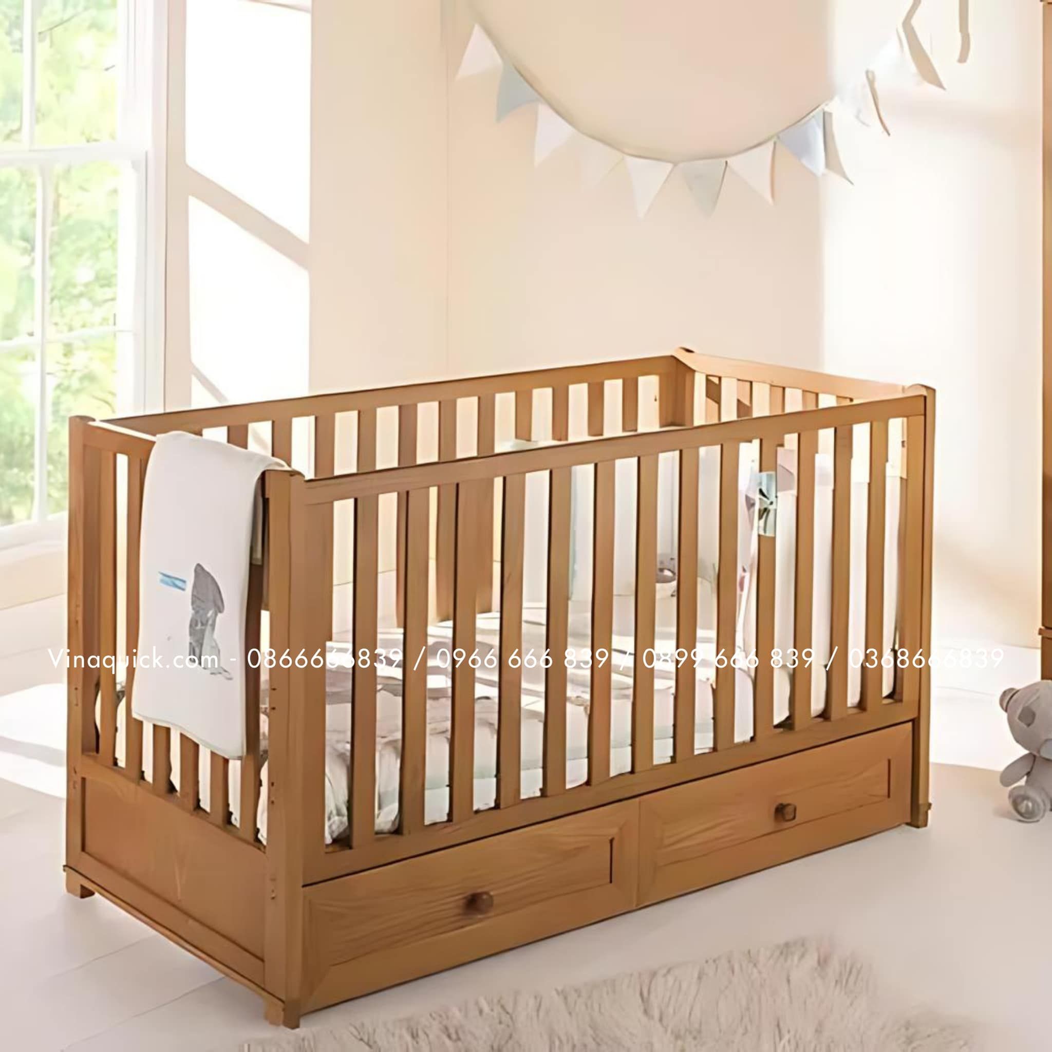 CŨI GỖ TRẺ EM OSBORNE COT BED