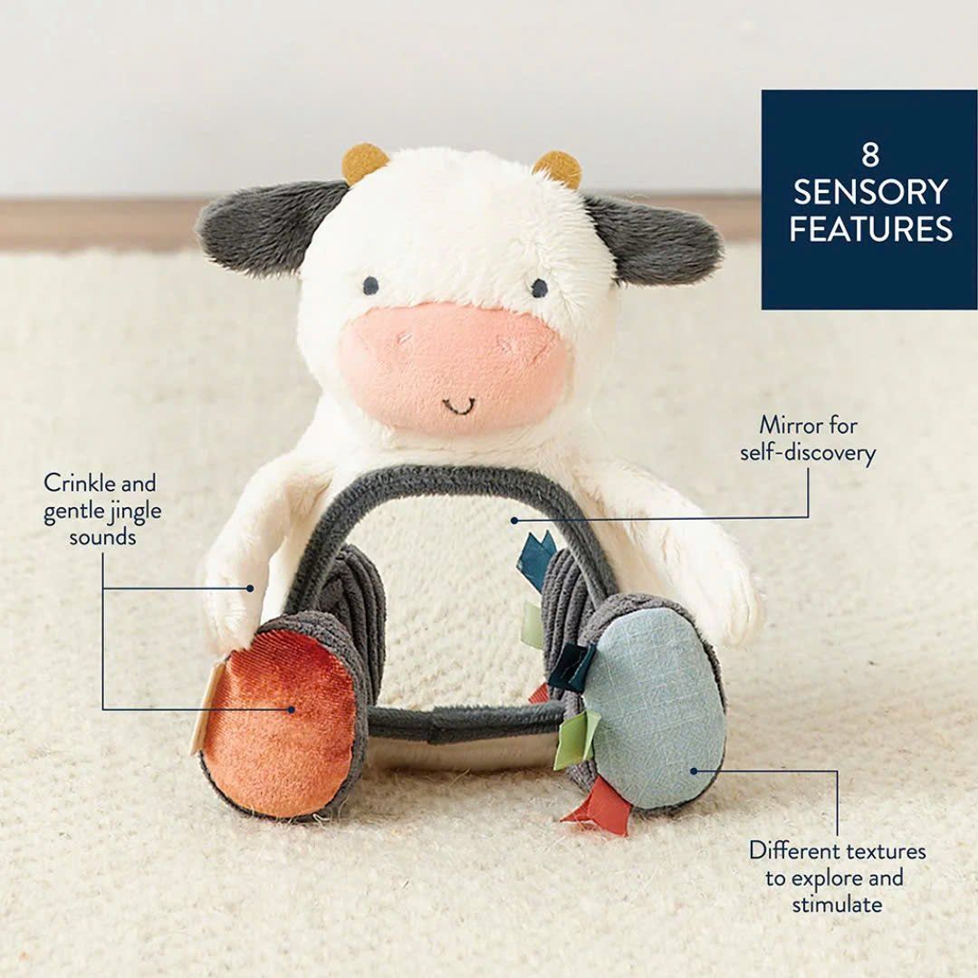 Đồ Chơi Thú Bông Itzy Bitzy Mirror™ Sensory Tummy Time Mirror