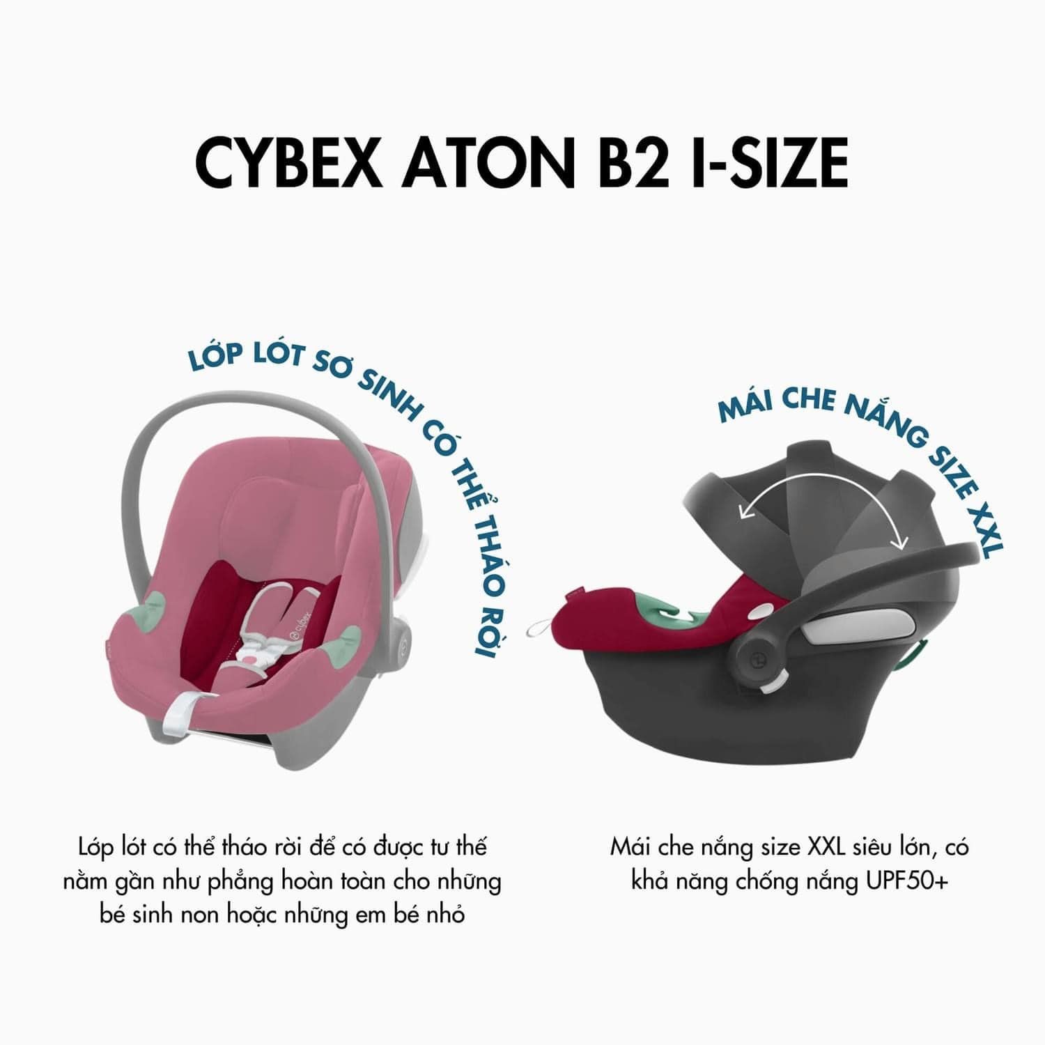 Ghế Ngồi Ô Tô Cybex Aton B2 I-Size - Volcano Black