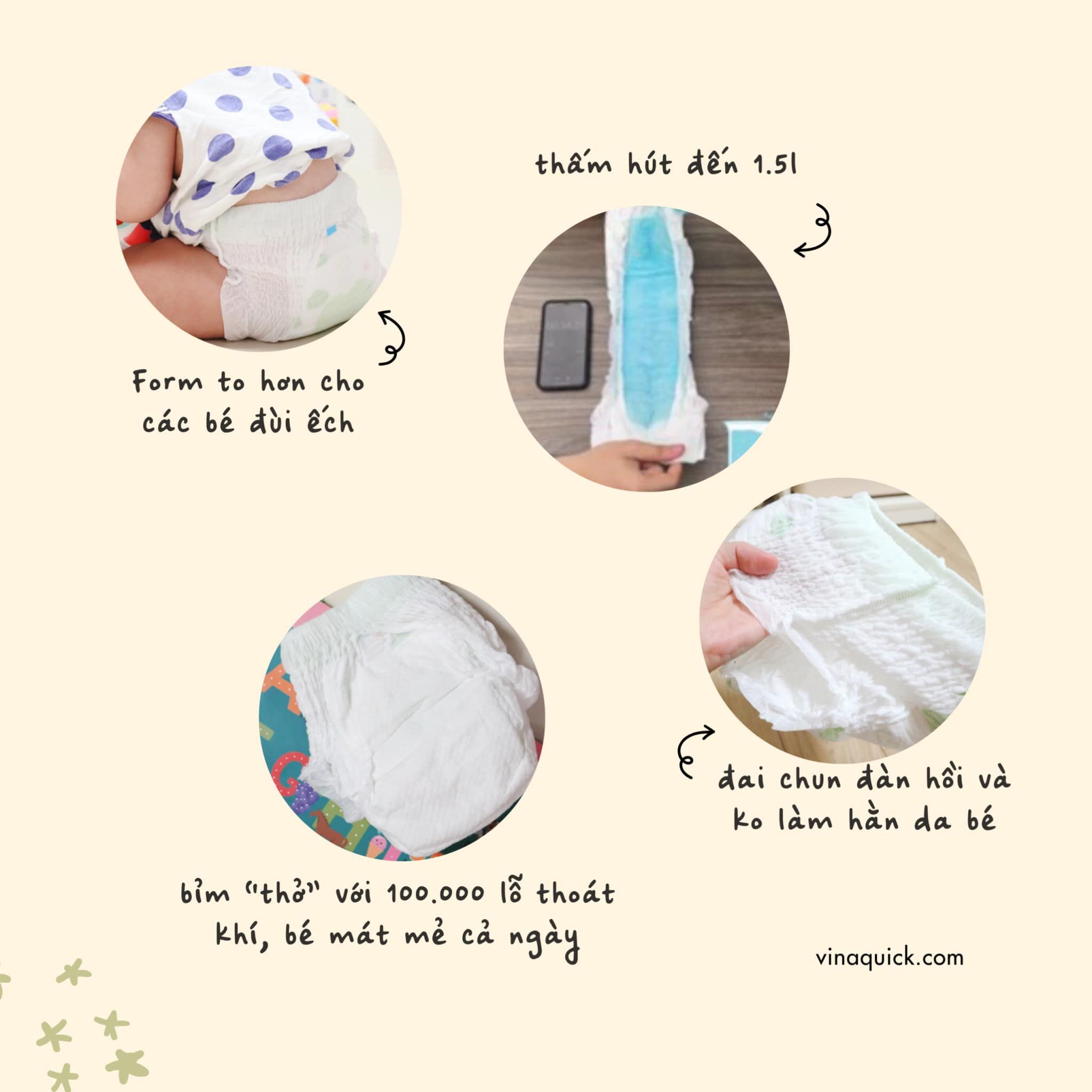 Tã/Bỉm Quần Elprairie Air Feel Nội Địa Hàn