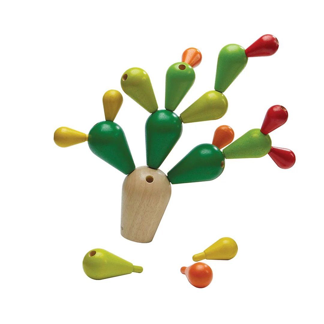 Đồ Chơi Gỗ PlanToys Cây Xương Rồng Cân Bằng Balancing Cactus Cho Bé 3Y+