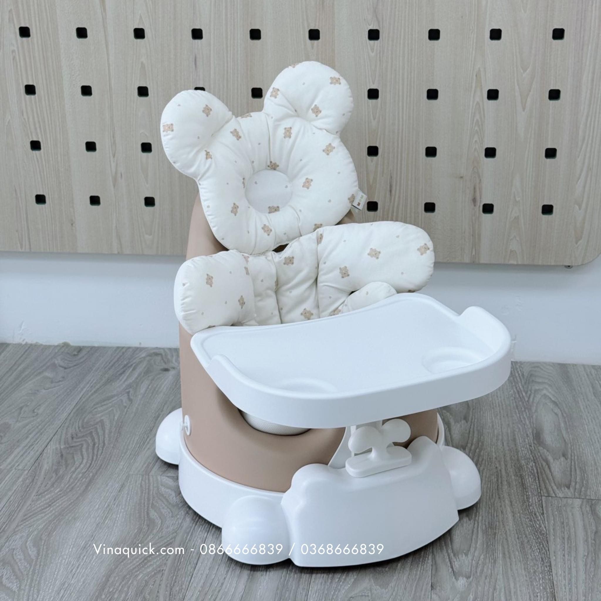 GHẾ ĂN DẶM MUNA JELLYMOM - HỌA TIẾT GẤU