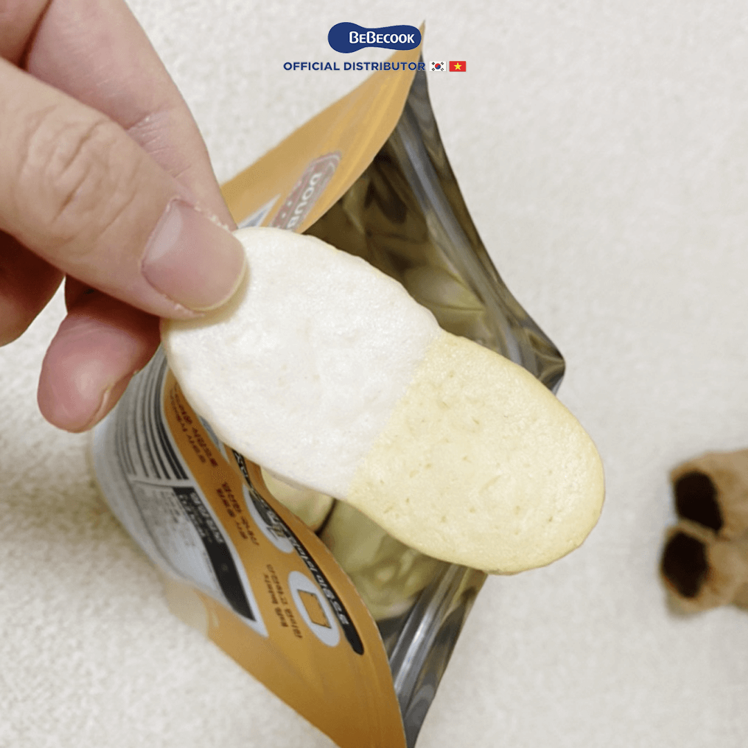 Bánh Gạo Hữu Cơ Hai Màu Bebecook Cho Bé Từ 6M+