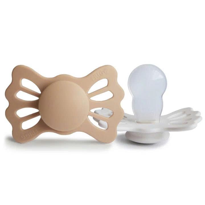 Set 2 Ti Giả FRIGG Lucky Symmetrical Silicone Pacifier Size 2 (6-18m)