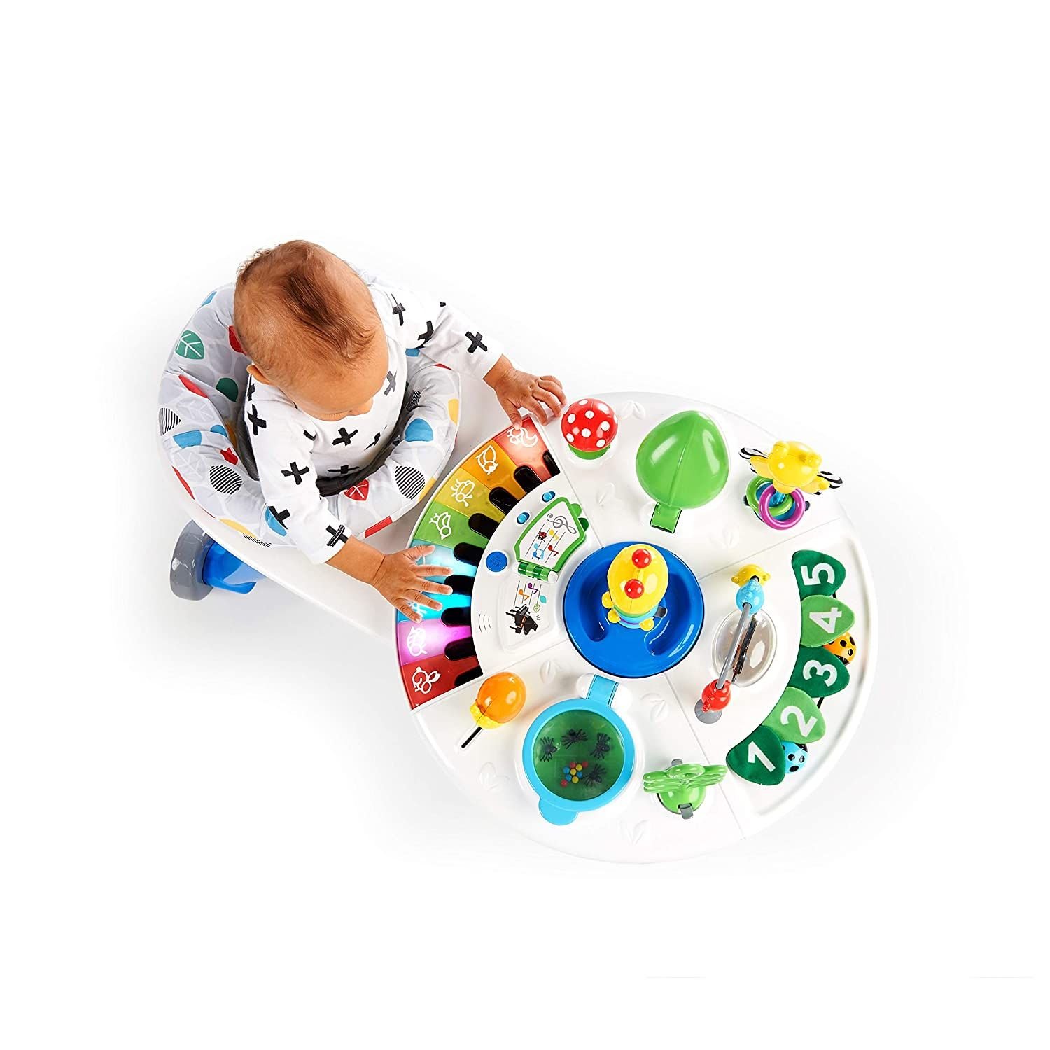 Xe tập đi Baby Einstein Around We Grow 4-in-1 Walk Around Discovery Activity Center Table