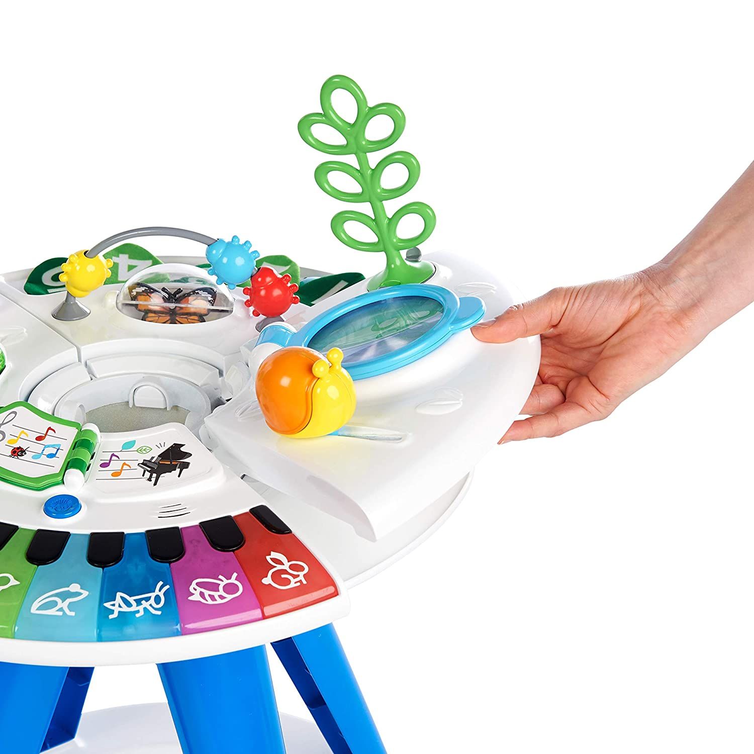 Xe tập đi Baby Einstein Around We Grow 4-in-1 Walk Around Discovery Activity Center Table