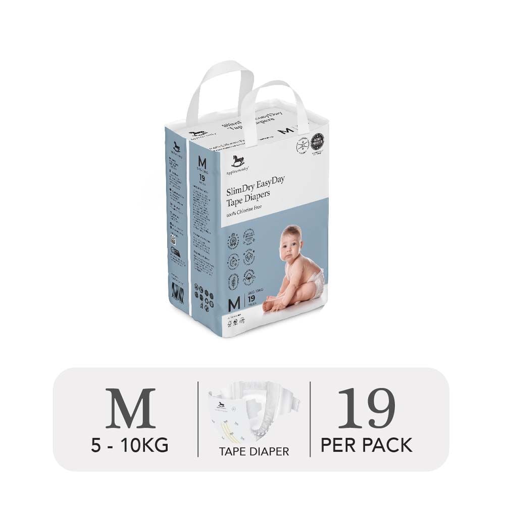 (MINI) BỈM TÃ DÁN NGÀY APPLECRUMBY SLIMDRY EASYDAY