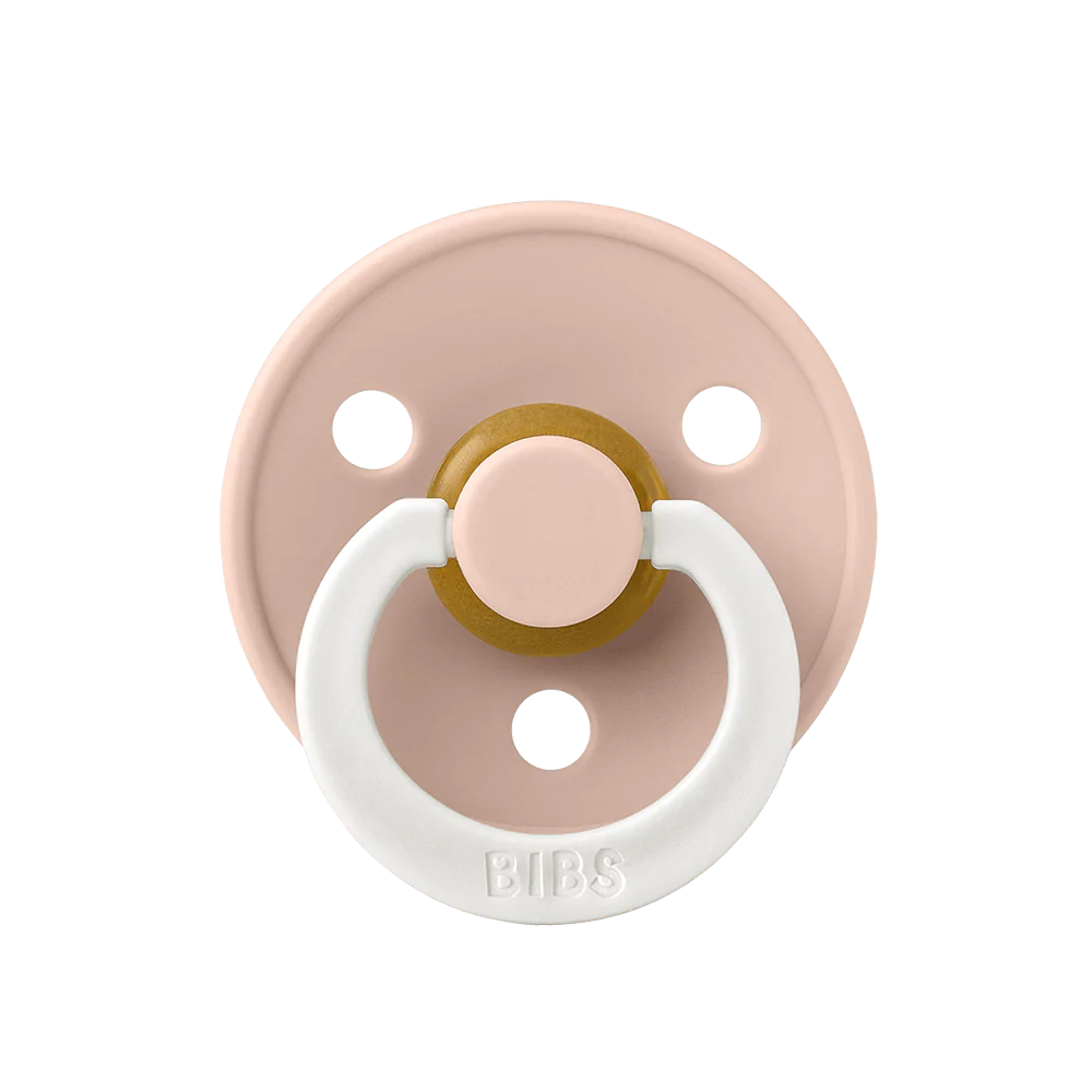 Ti Giả Núm Tròn Bibs Pacifier Colour Latex Glow Size 1 Từ 0-6 Tháng