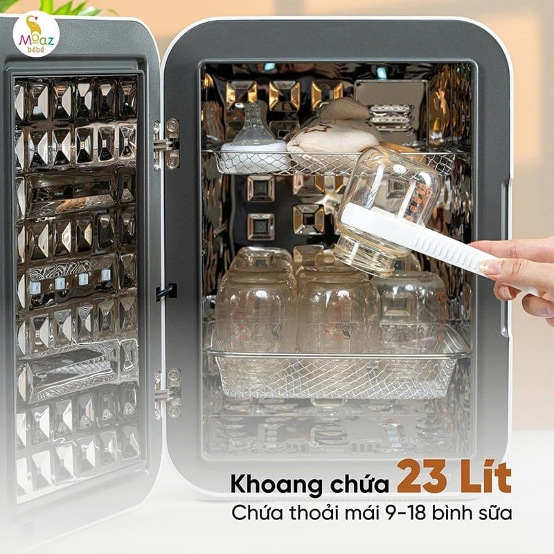 Máy tiệt trùng sấy khô UVC PLASMA ION Moaz BéBé MB-113