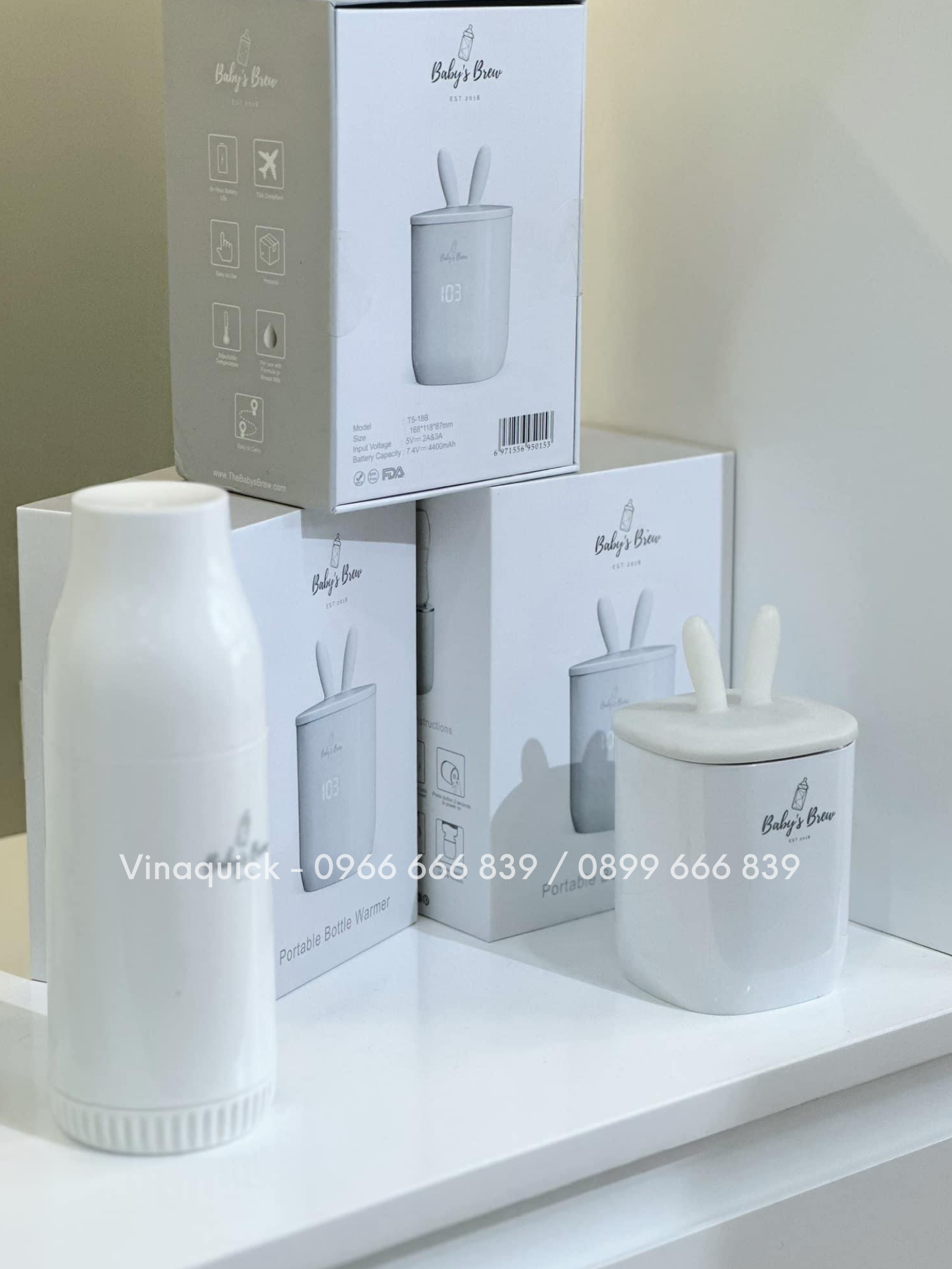 Máy hâm bình sữa di động Baby's Brew