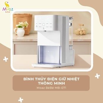 Bình thủy điện giữ nhiệt thông minh Moaz BéBé MB-071