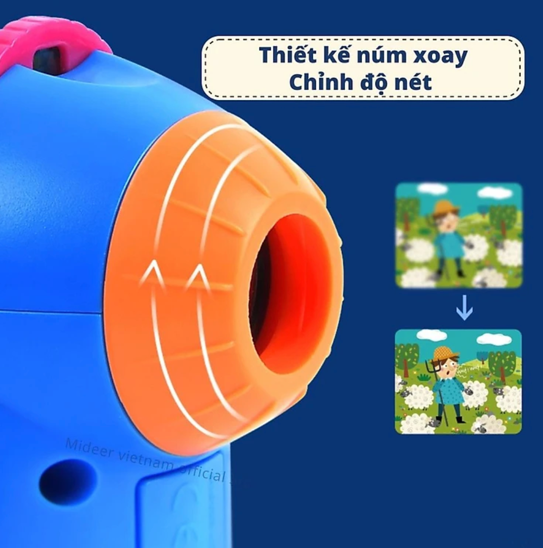 Đèn Pin Chiếu Hình Kể Chuyện Cổ Tích Mideer Storybook Projector