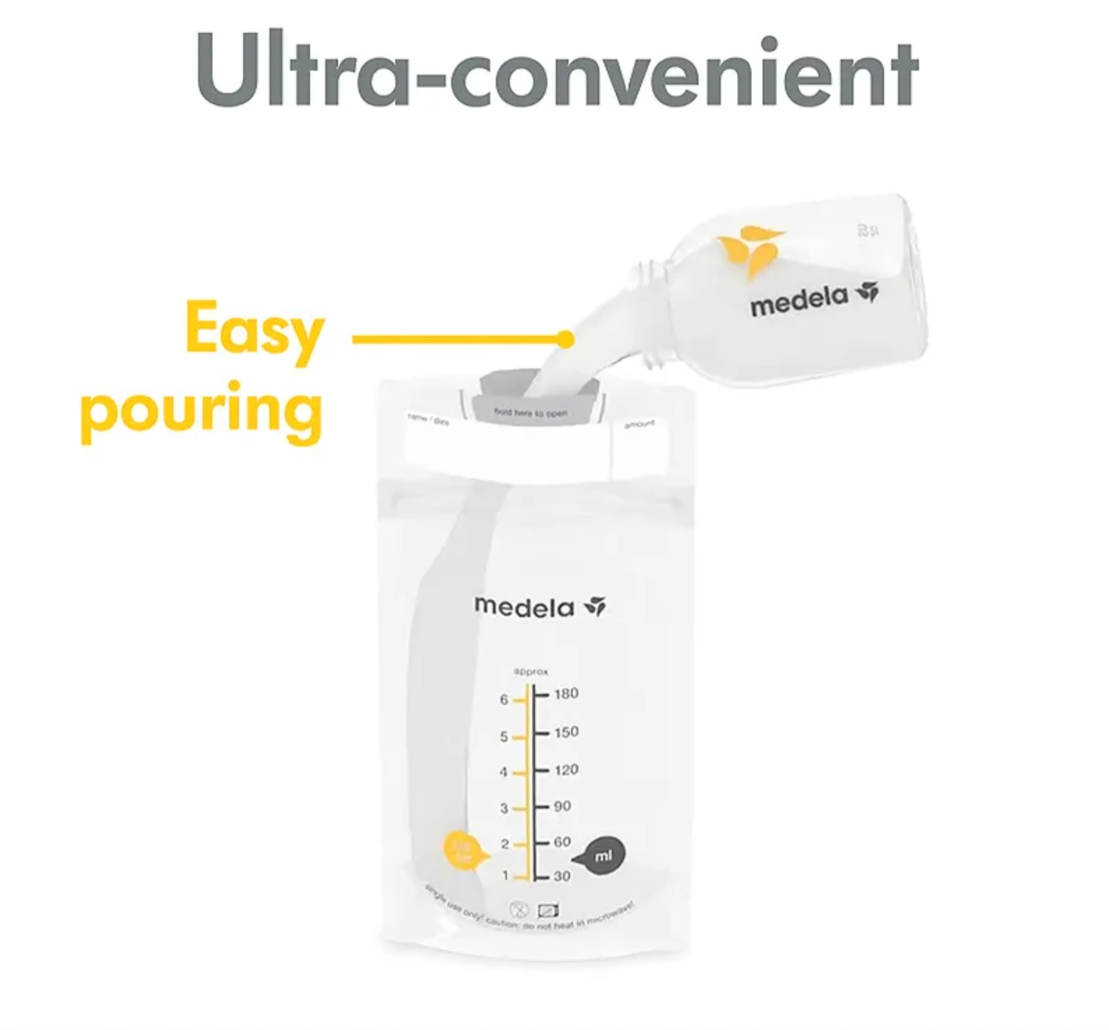 Túi trữ sữa Medela Breast Milk Storage Bags 180ml (50 túi)