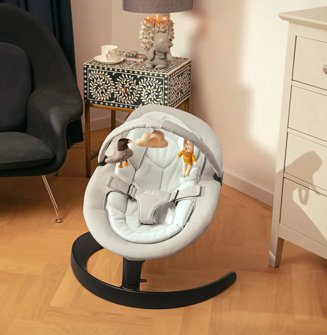 NÔI NUNA LEAF GROW BOUNCER - MÀU BISCOTTI