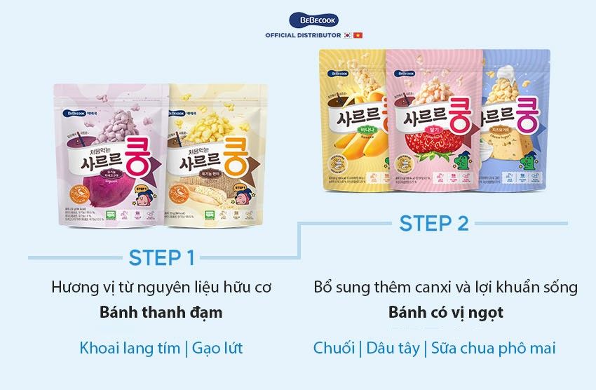 Bánh Bỏng Gạo Lứt Bebecook Cho Bé Từ 7M+