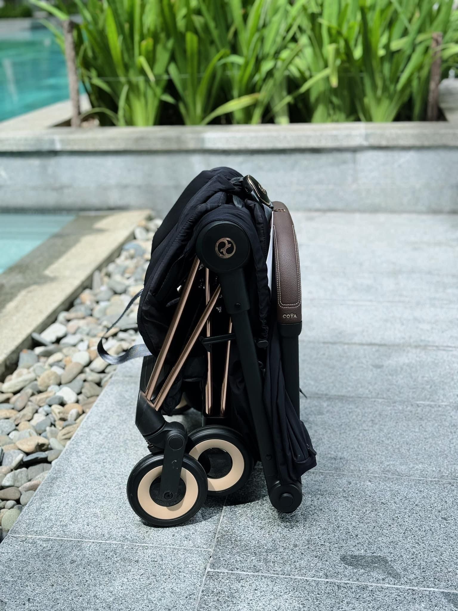 Xe đẩy gấp gọn Cybex Platinum Coya - Rosegold / Sepia Black